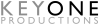 Keyone Productions logo (greyscale)